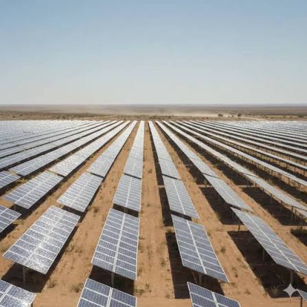 Utility-scale solar farm